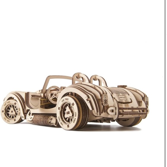 Drift Cobra Racing Car🏎️ 3D Puzzles🧩Model Car 🏎️ Kit w Powerful Spring Motor - Picture 4 of 8